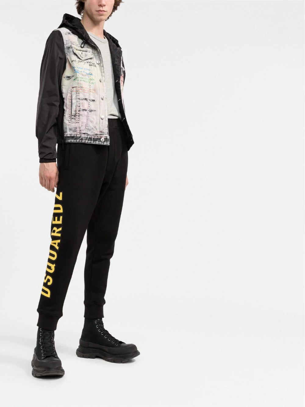 Dsquared2 logo-print track pants - Image 2