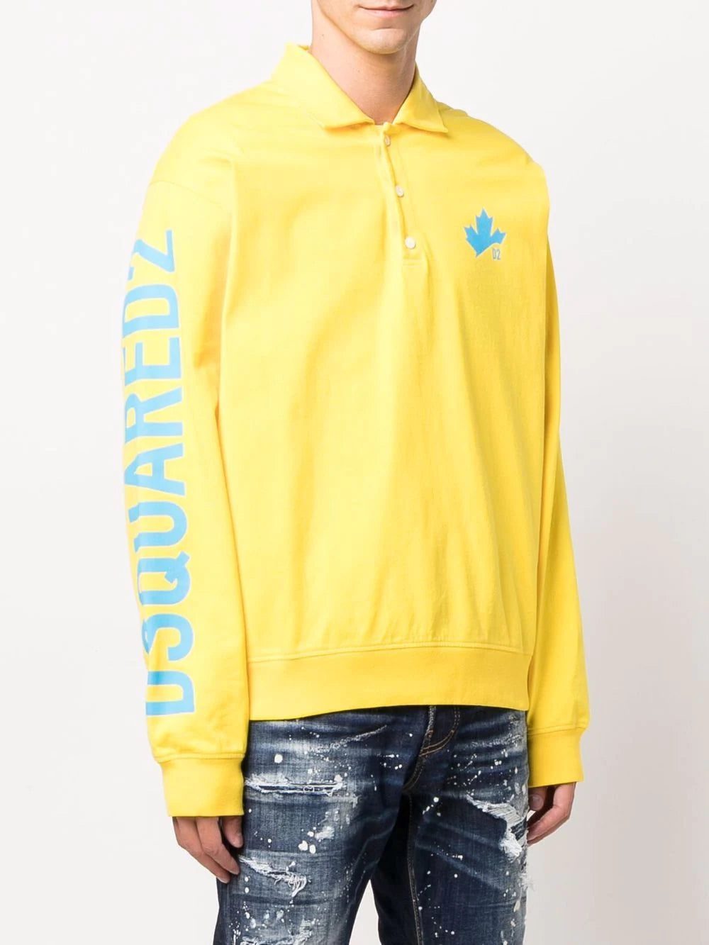 Dsquared2 logo-print polo shirt - Image 3