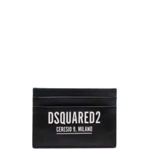 Dsquared2 logo-print leather cardholder