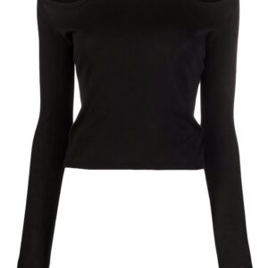 Stella McCartney  cut-out long-sleeve top