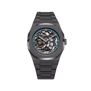 D1 Milano Skeleton Sandblast Blue 41.5mm