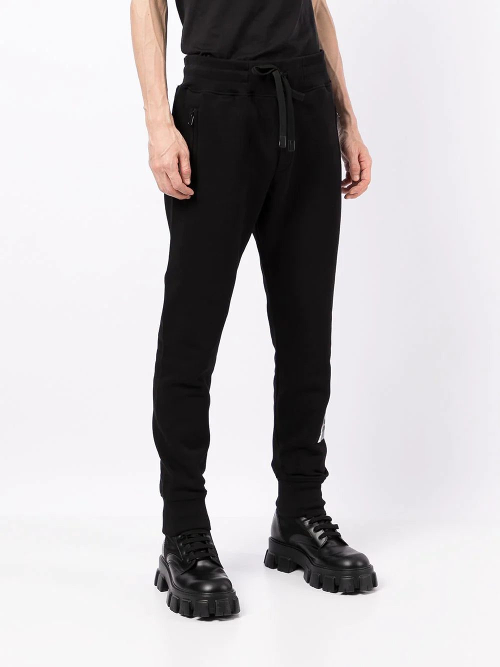 Versace Jeans Couture logo-leg cotton trackpants - Image 3