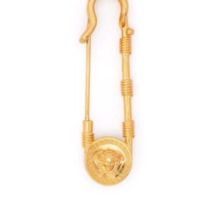 Versace Medusa safety pin