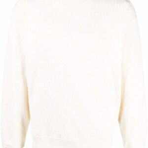 Karl Lagerfeld flocked monogram sweatshirt