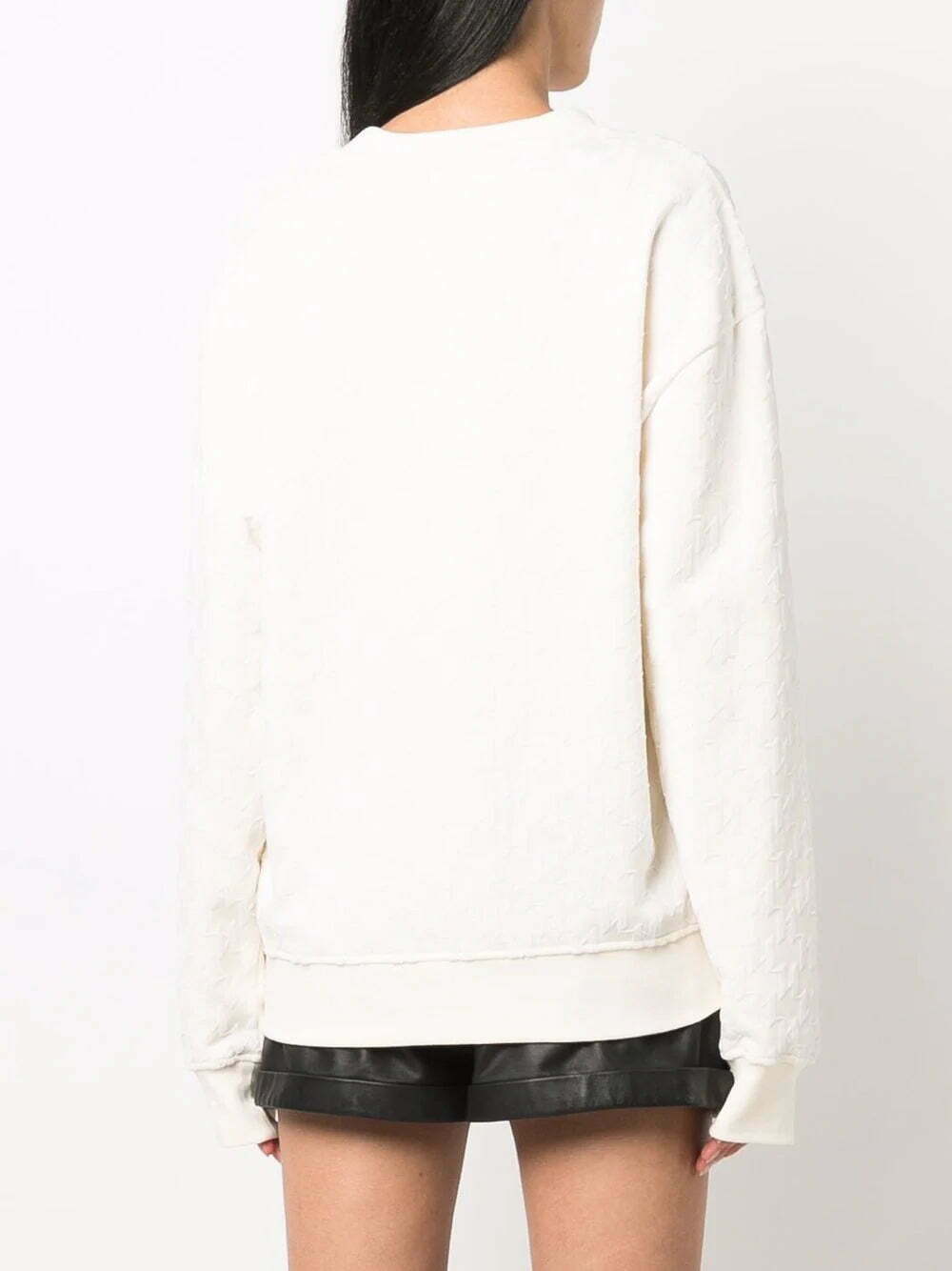 Karl Lagerfeld flocked monogram sweatshirt - Image 4