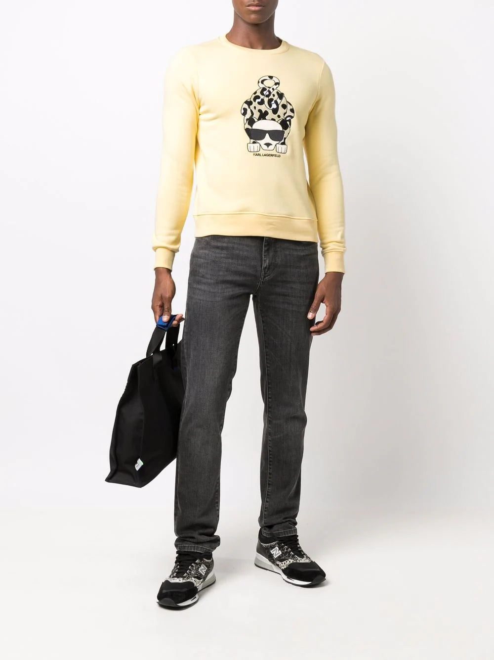 Karl Lagerfeld dog graphic sweatshirt - Image 2