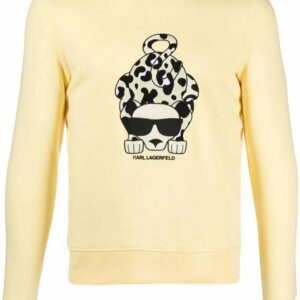 Karl Lagerfeld dog graphic sweatshirt