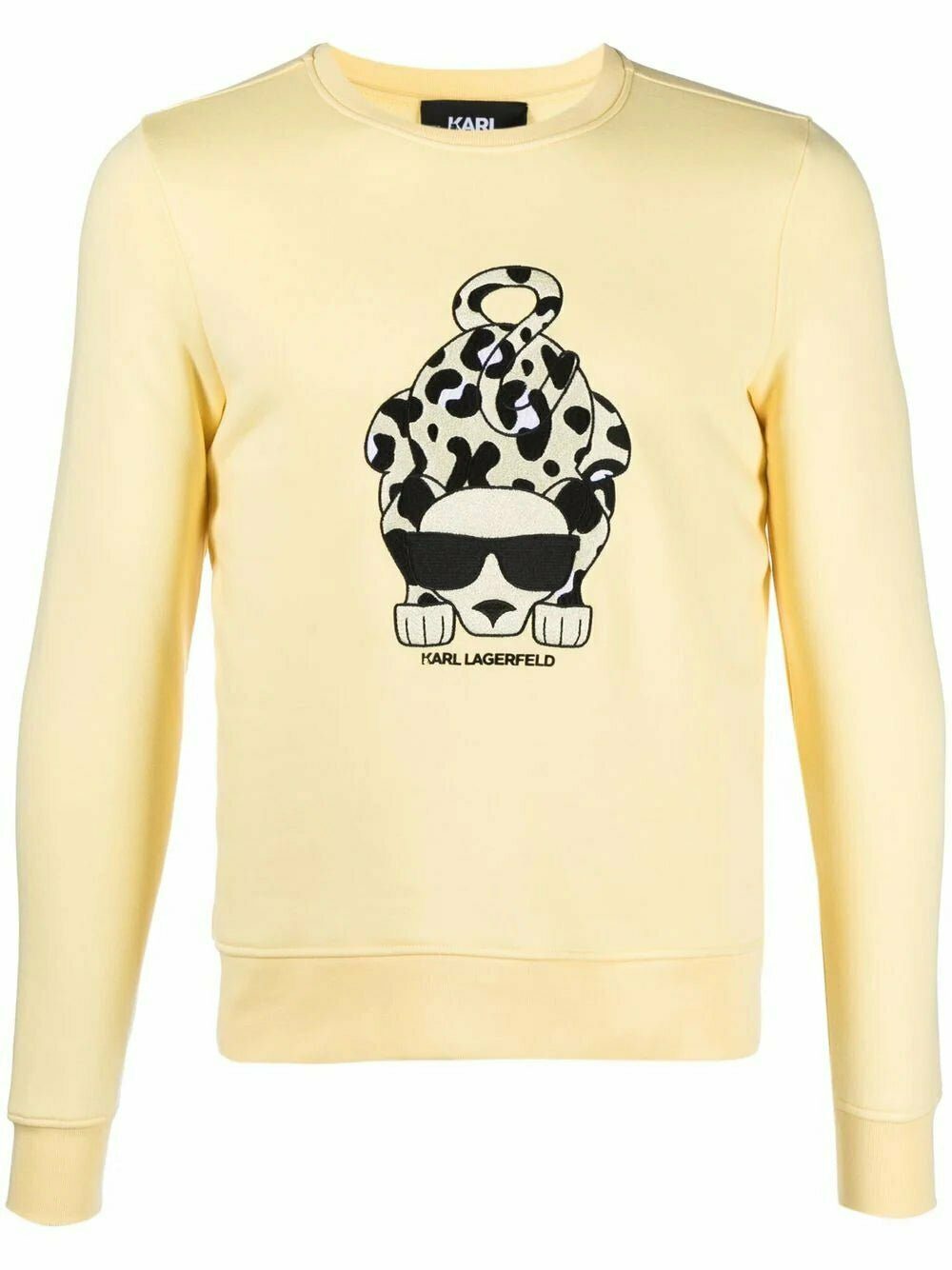 Karl Lagerfeld dog graphic sweatshirt