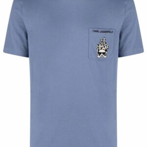 Karl Lagerfeld  Ikonik animal-logo crewneck T-shirt