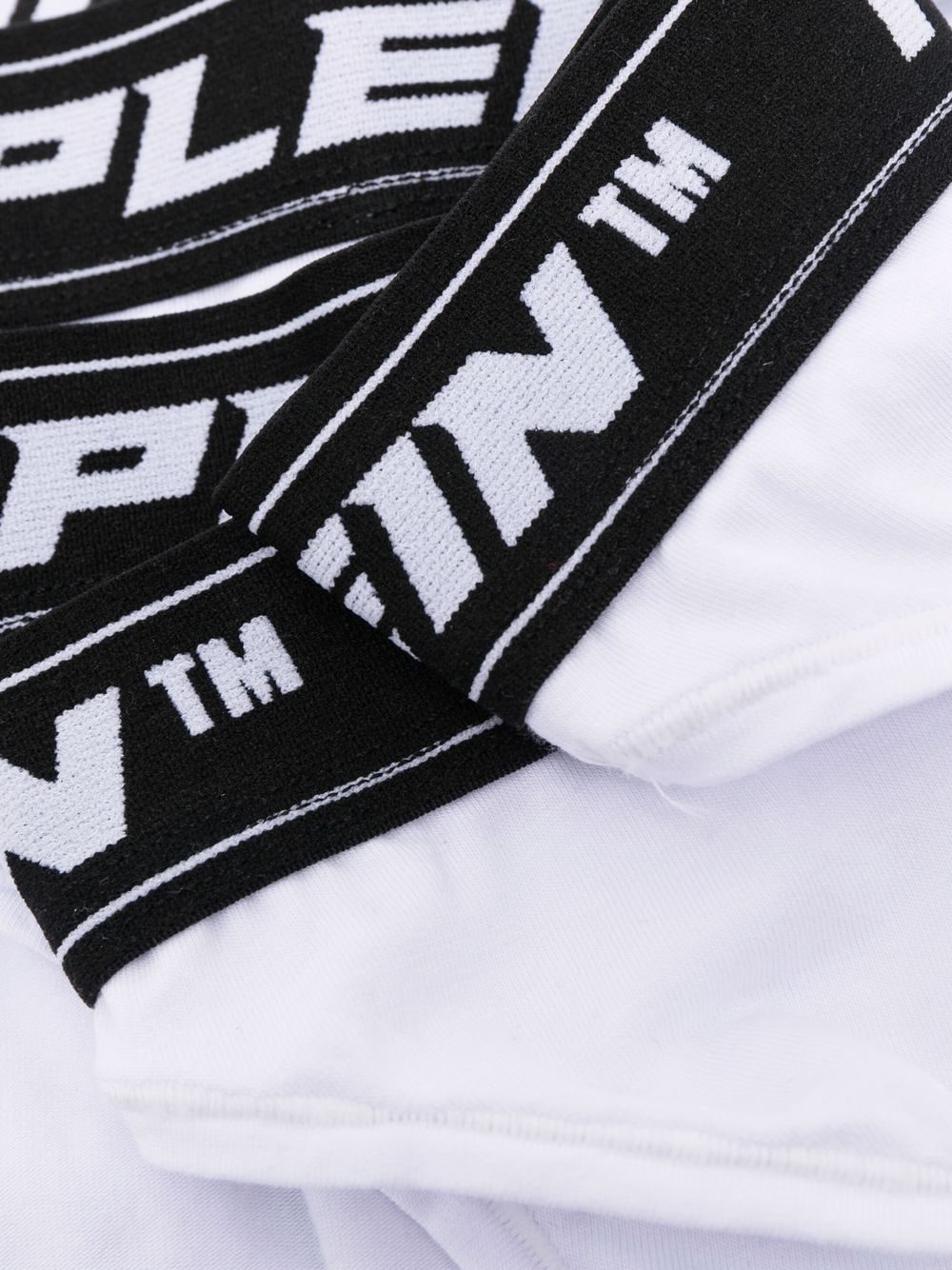 Philipp Plein logo-waistband set of 3 briefs - Image 4