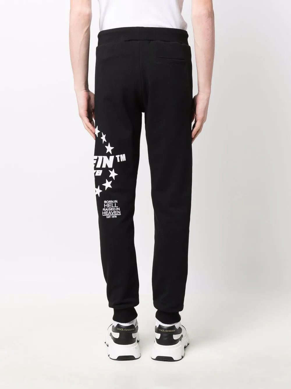 Philipp Plein logo drawstring track pants - Image 4