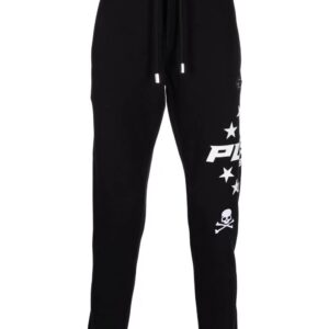 Philipp Plein logo drawstring track pants