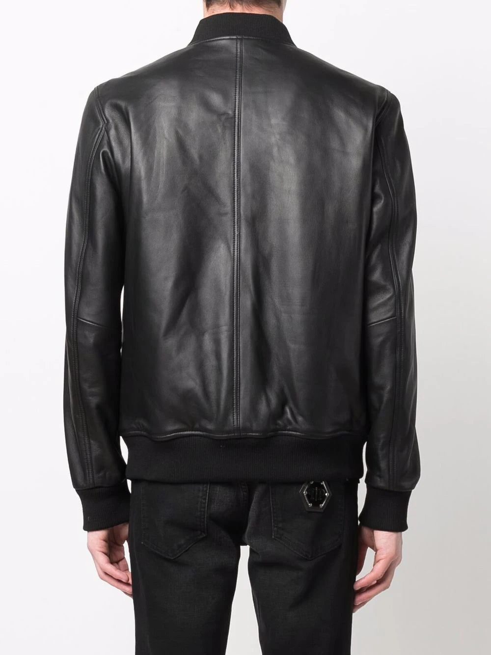 Philipp Plein logo zipped bomber jacket - Image 4