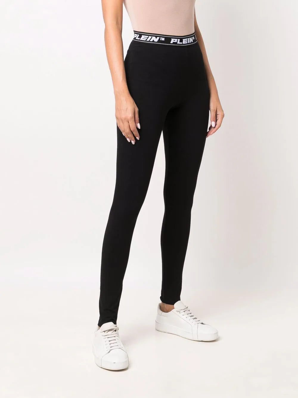Philipp Plein logo-waistband leggings - Image 3