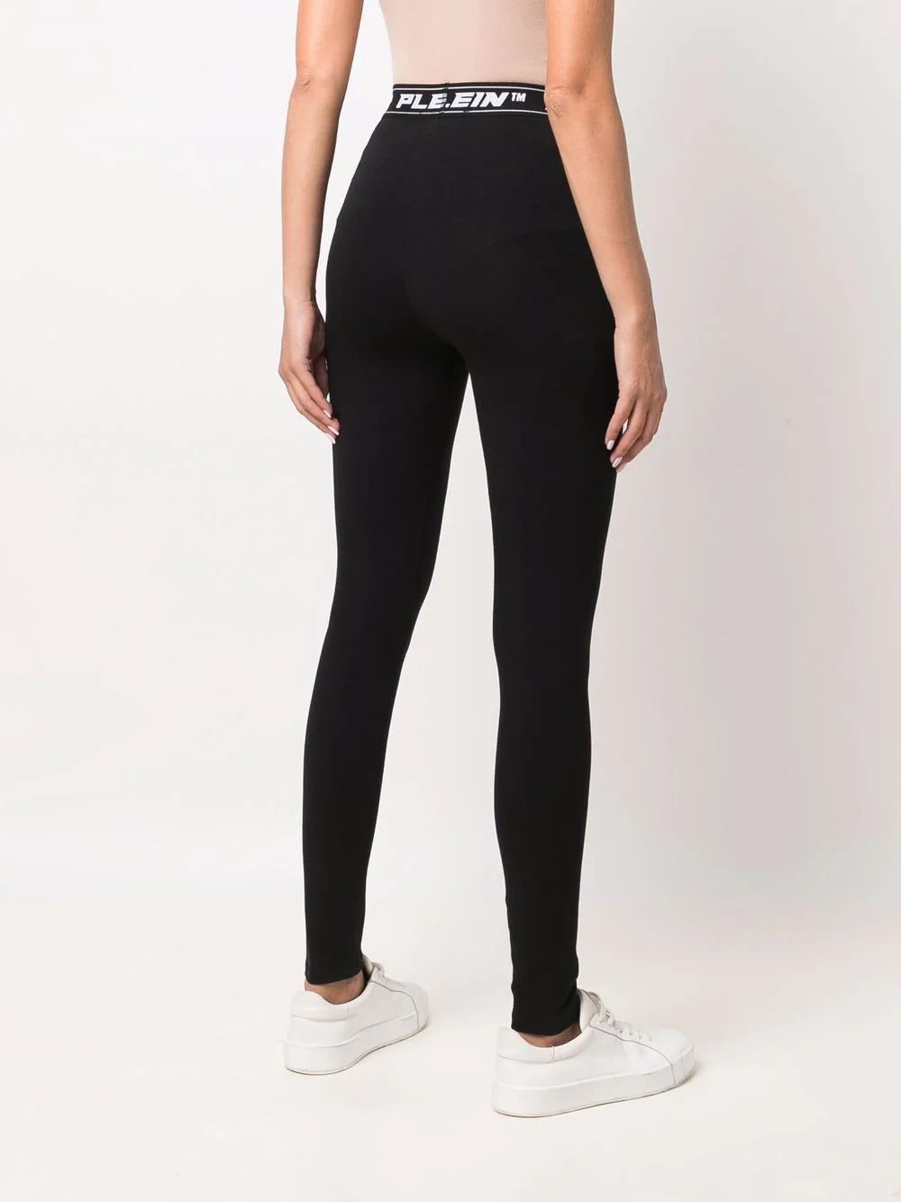 Philipp Plein logo-waistband leggings - Image 4