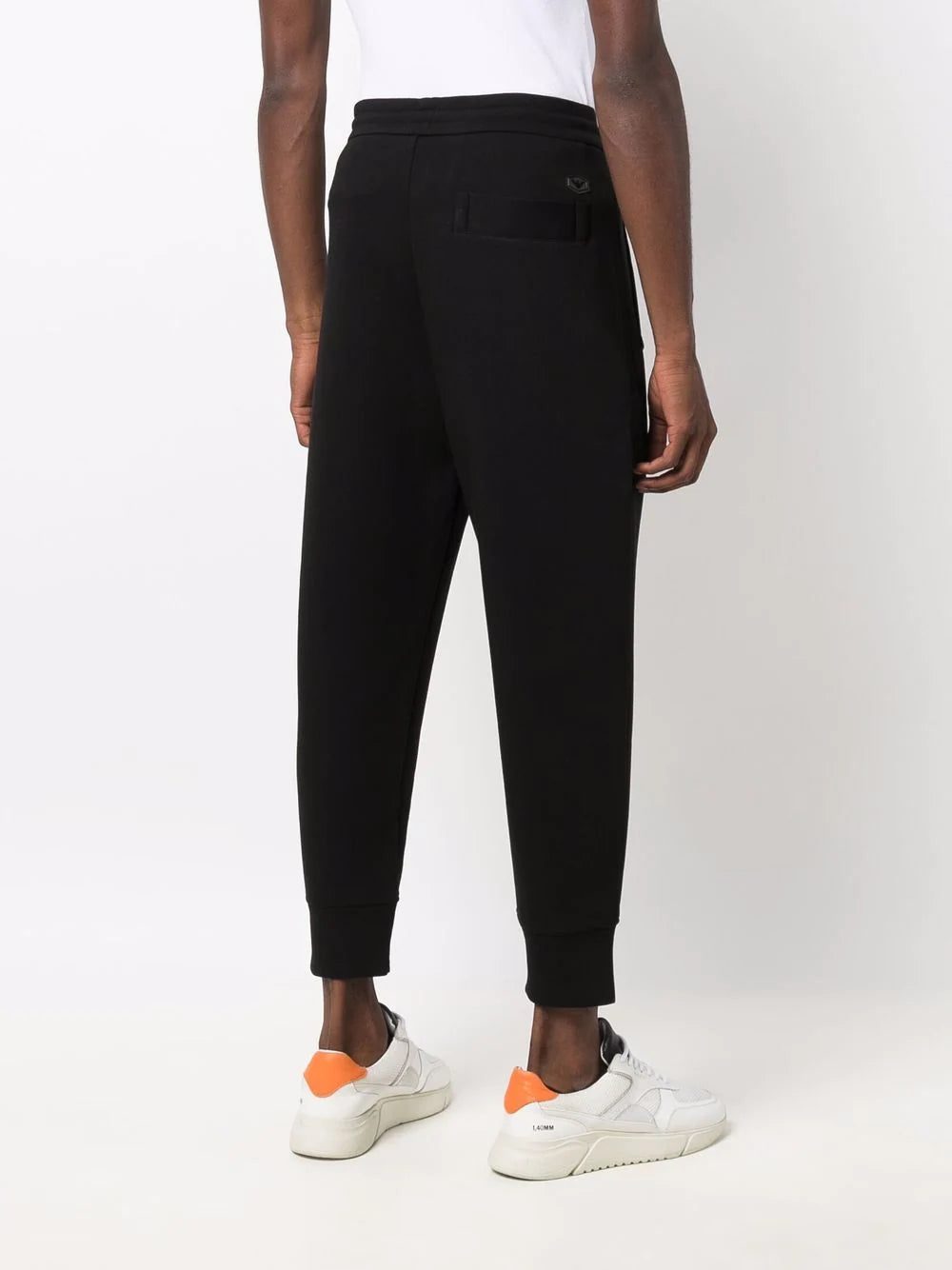 Emporio Armani drawstring-waist track pants - Image 4