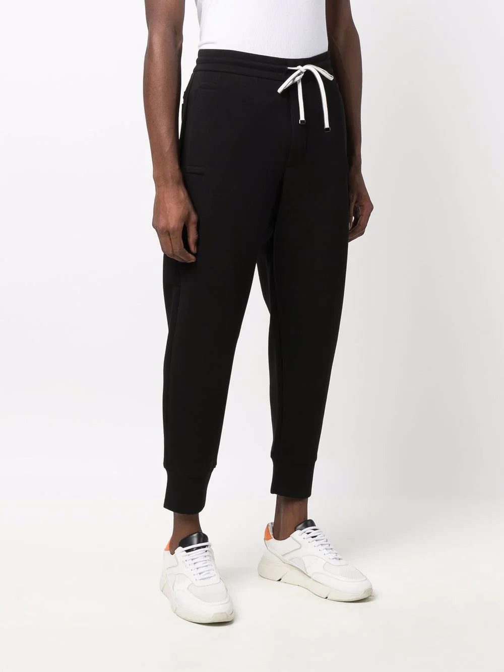 Emporio Armani drawstring-waist track pants - Image 3