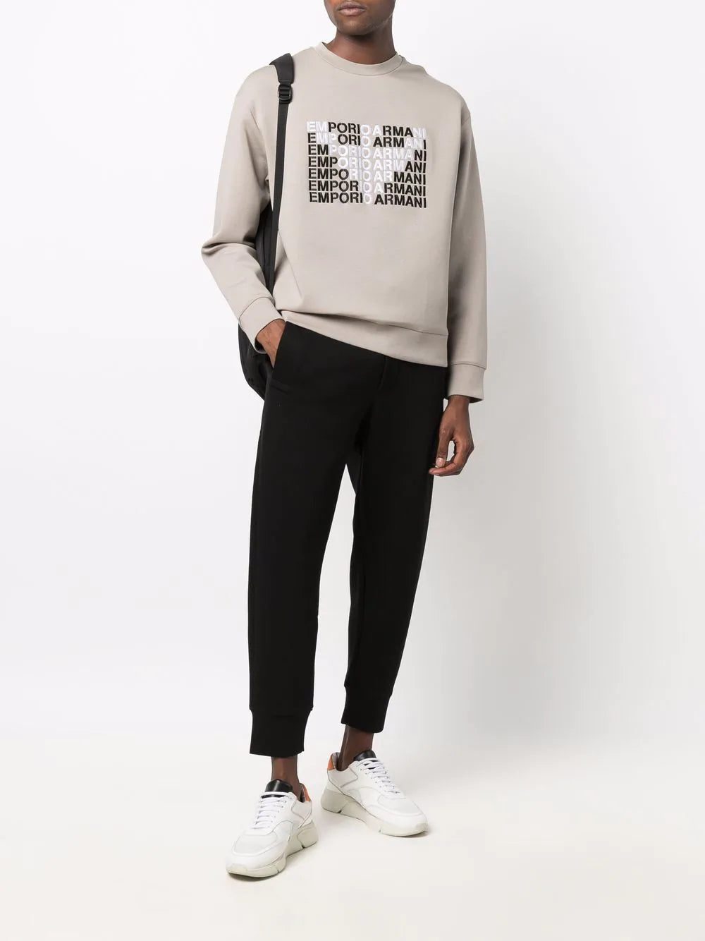 Emporio Armani drawstring-waist track pants - Image 2