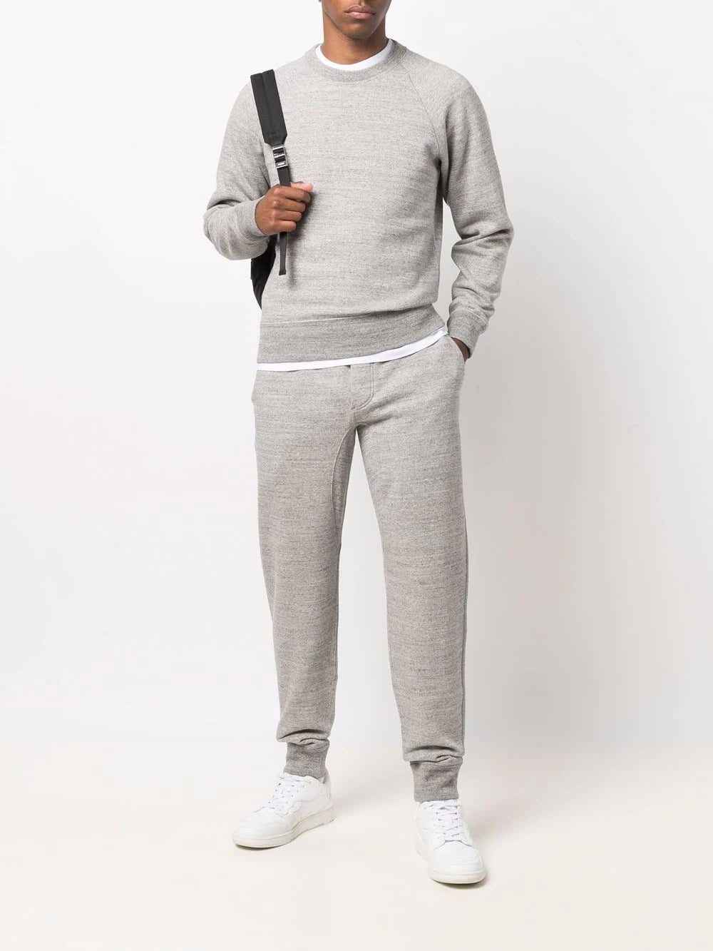 TOM FORD mélange-effect track pants - Image 2