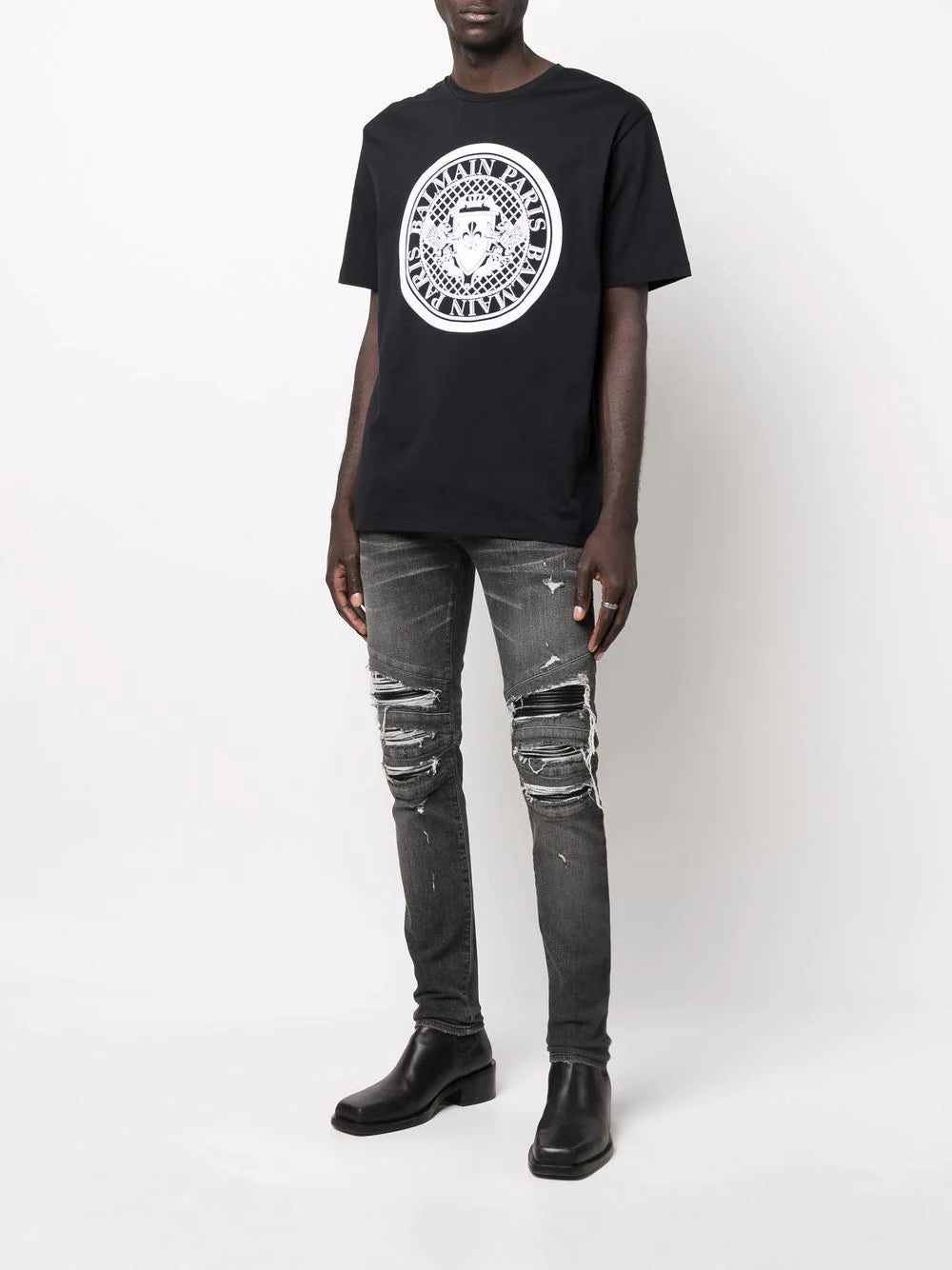 Balmain distressed skinny jeans - Image 2