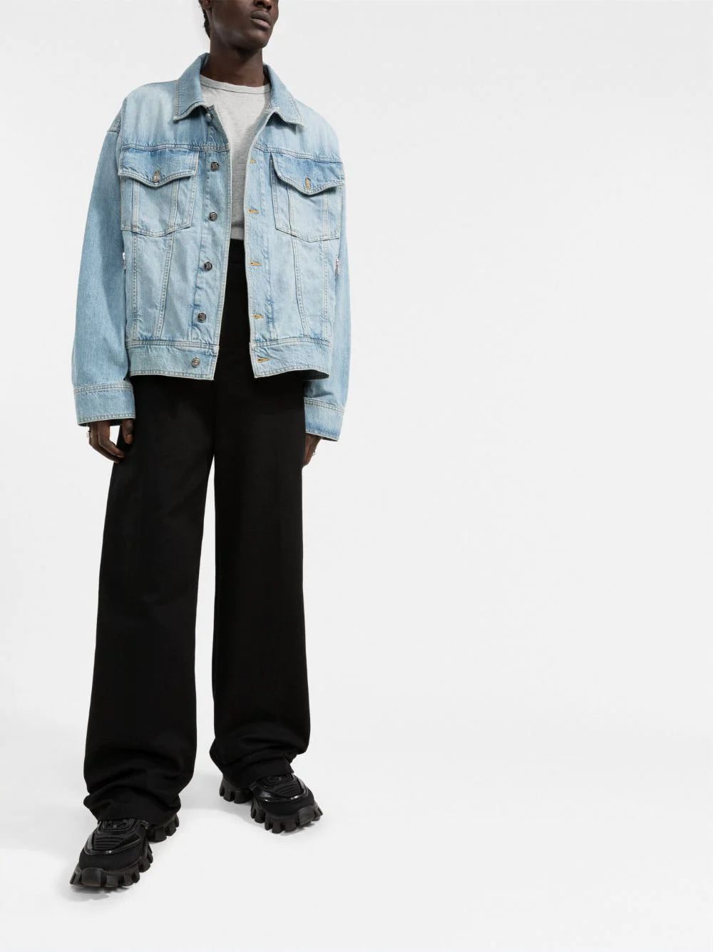 Balmain button-up denim jacket - Image 2