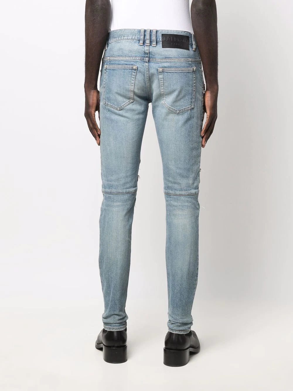 Balmain distressed skinny jeans - Image 4