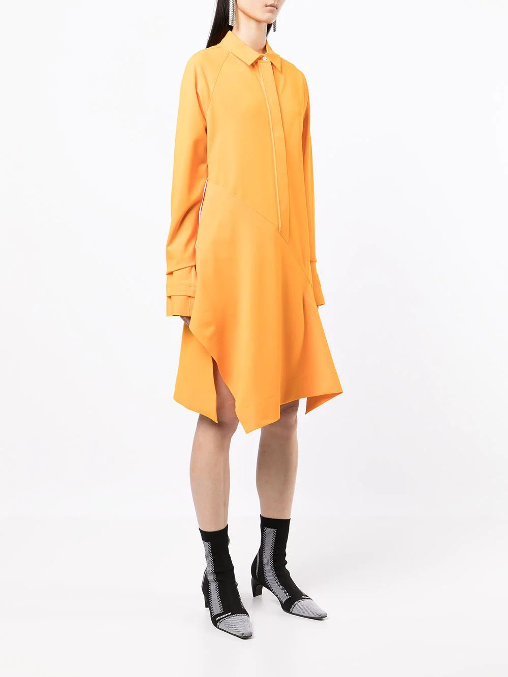 Off-White panelled shirt dress - Image 3