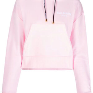 Balmain  logo-print drawstring hood