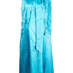 Balenciaga  crinkled-effect sleeveless dress