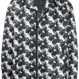 Stone Island Shadow Project graphic print bomber jacket