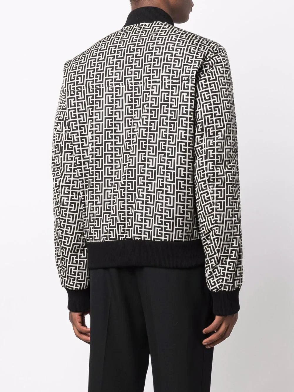 Balmain 4G-print zip-up bomber jacket - Image 4