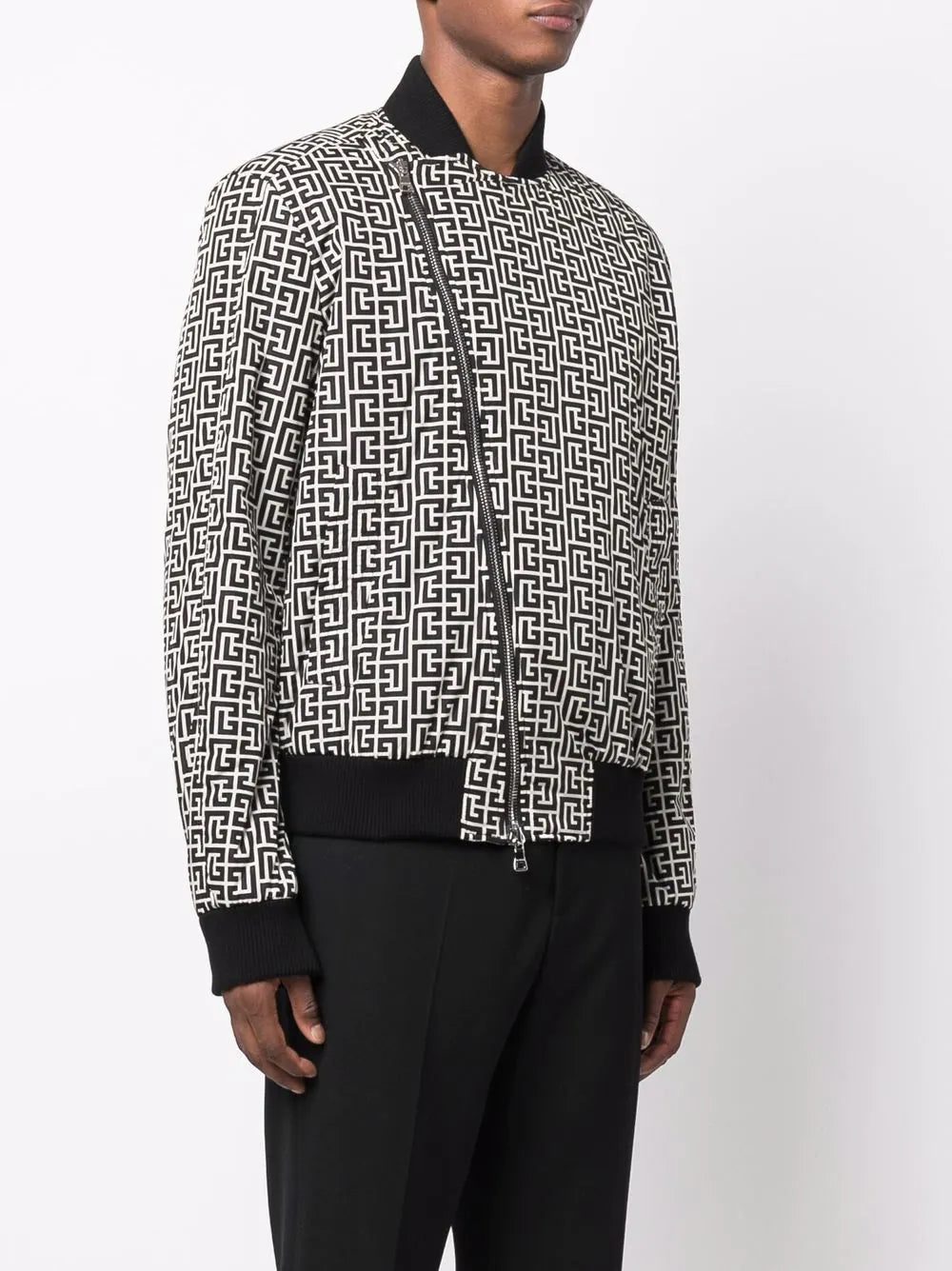 Balmain 4G-print zip-up bomber jacket - Image 3