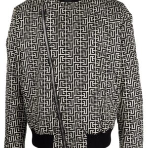 Balmain  4G-print zip-up bomber jacket