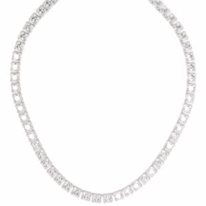 Swarovski  Millenia square Swarovski embellished necklace