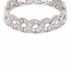 Swarovski  Hyperbola wave crystal choker