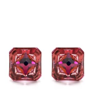 Swarovski Chroma pyramid stud earrings