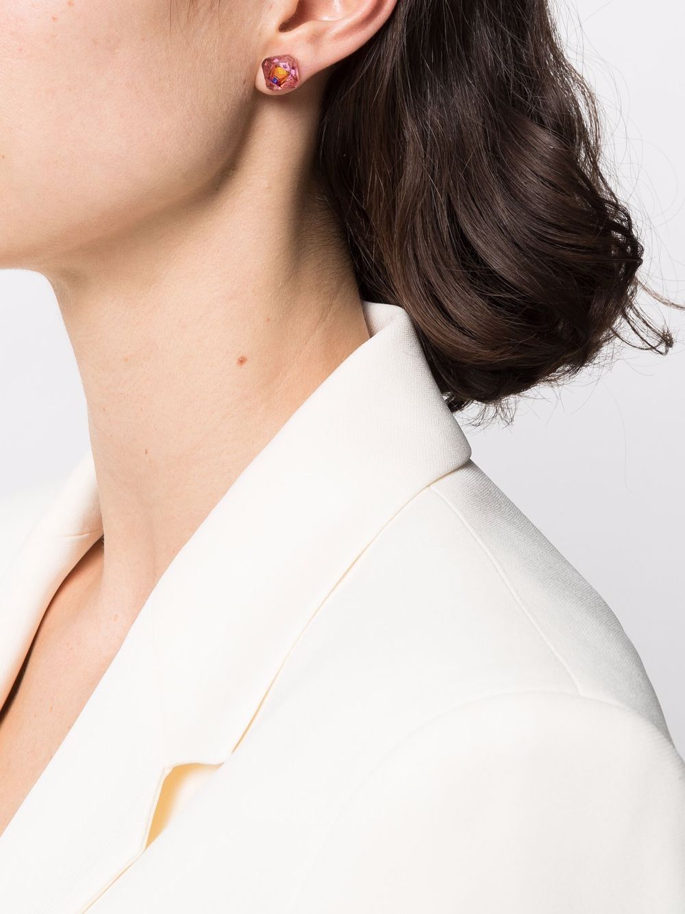 Swarovski Chroma pyramid stud earrings - Image 2