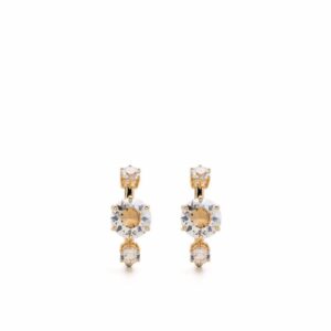 Swarovski Constella cuff-cut earrings