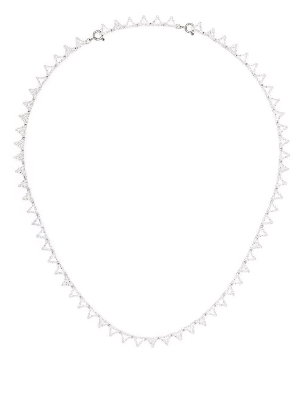 Swarovski Millenia triangle Swarovski crystal necklace