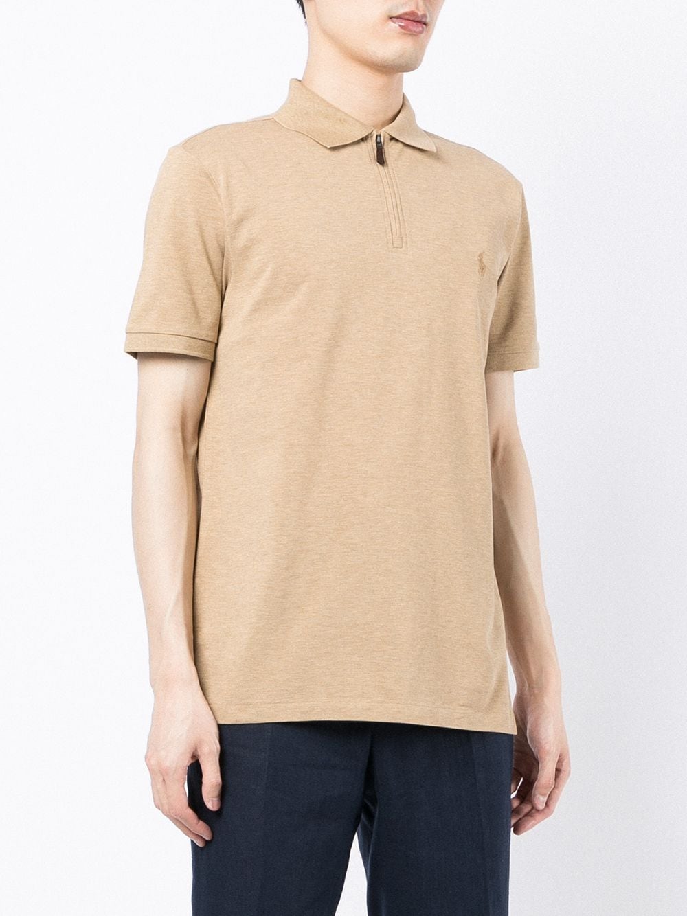 Polo Ralph Lauren front zip polo shirt - Image 2