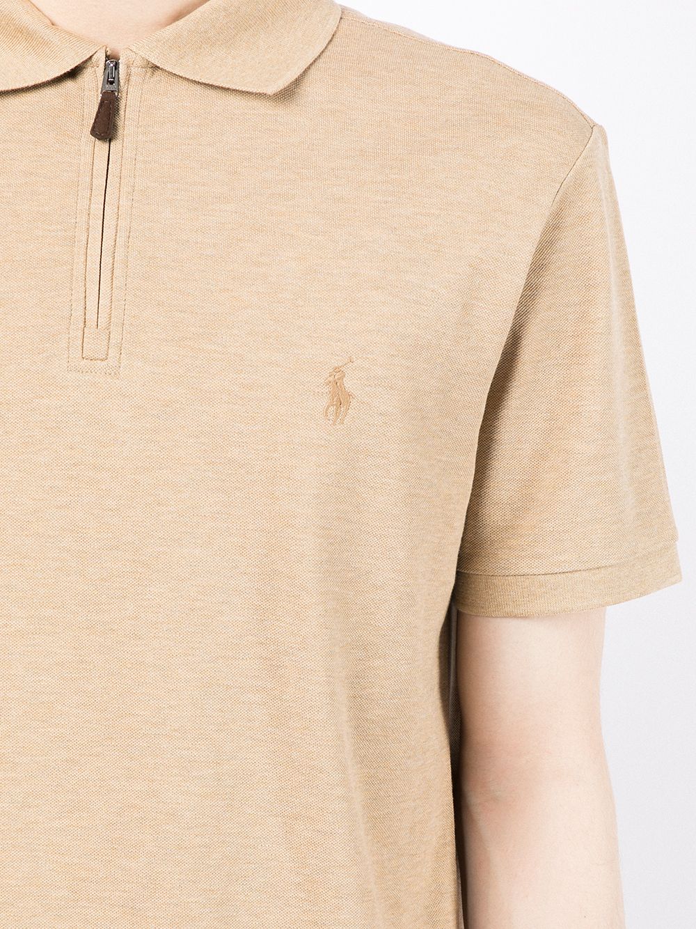 Polo Ralph Lauren front zip polo shirt - Image 4