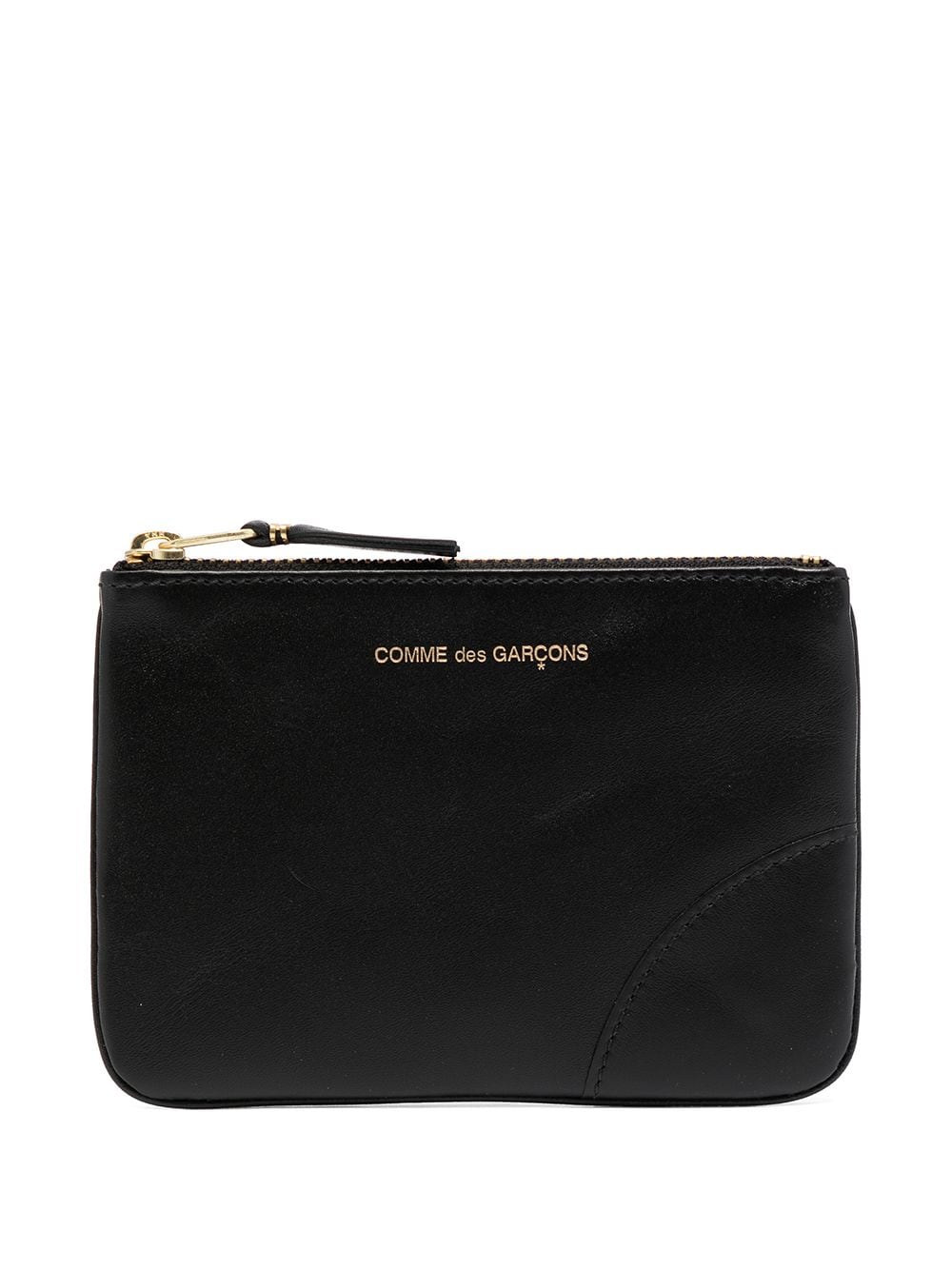 Comme Des Garçons Wallet logo-print leather pouch