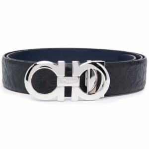 Ferragamo Gancini logo belt