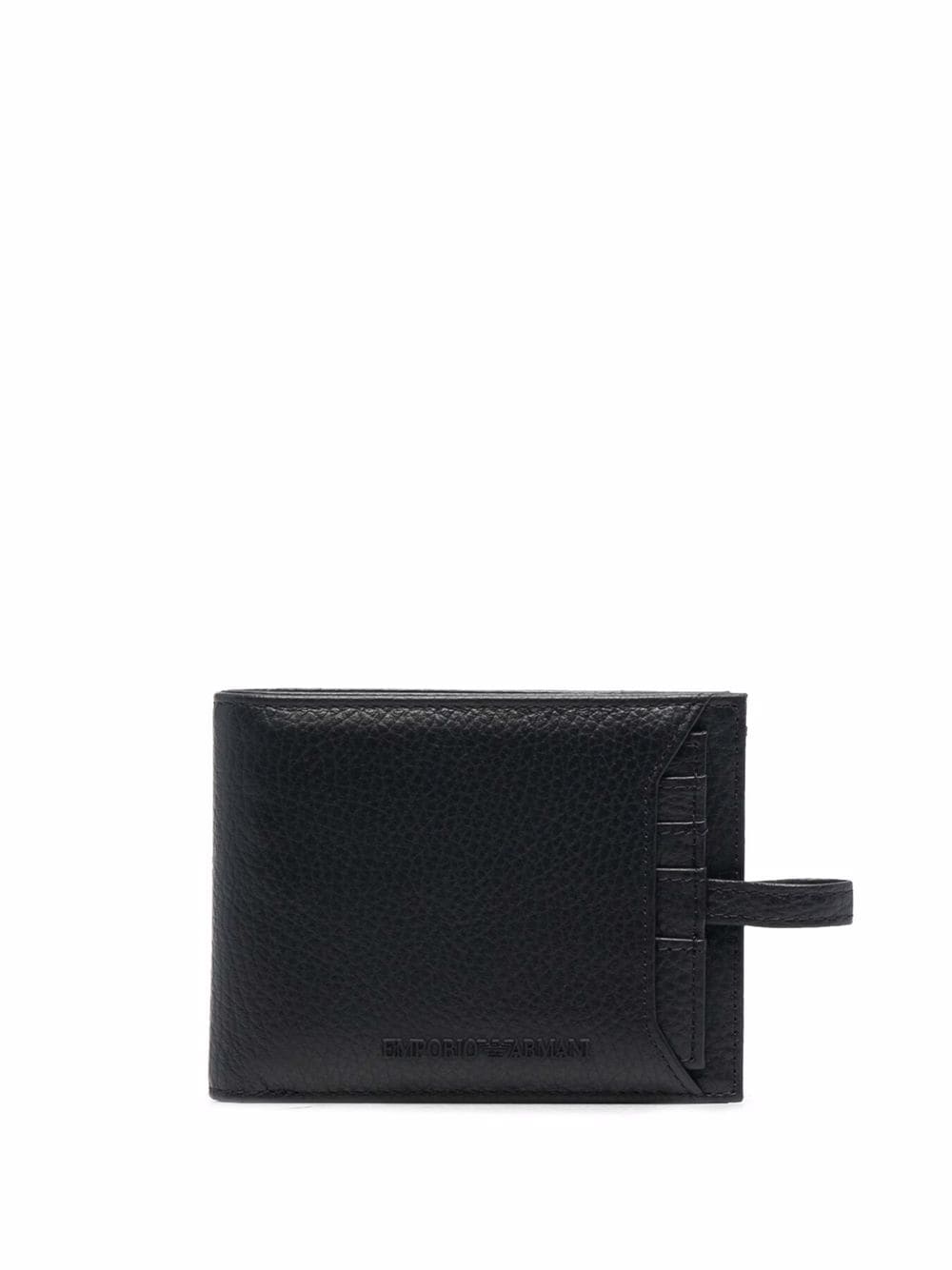 Emporio Armani pebbled-effect leather wallet