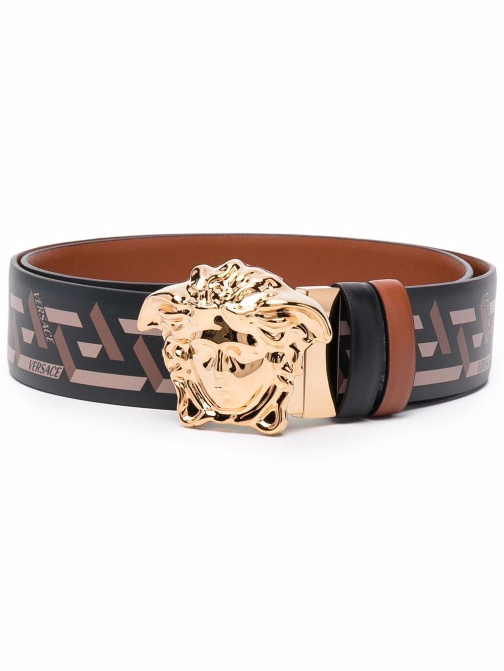 Versace Medusa Head Greca-print belt