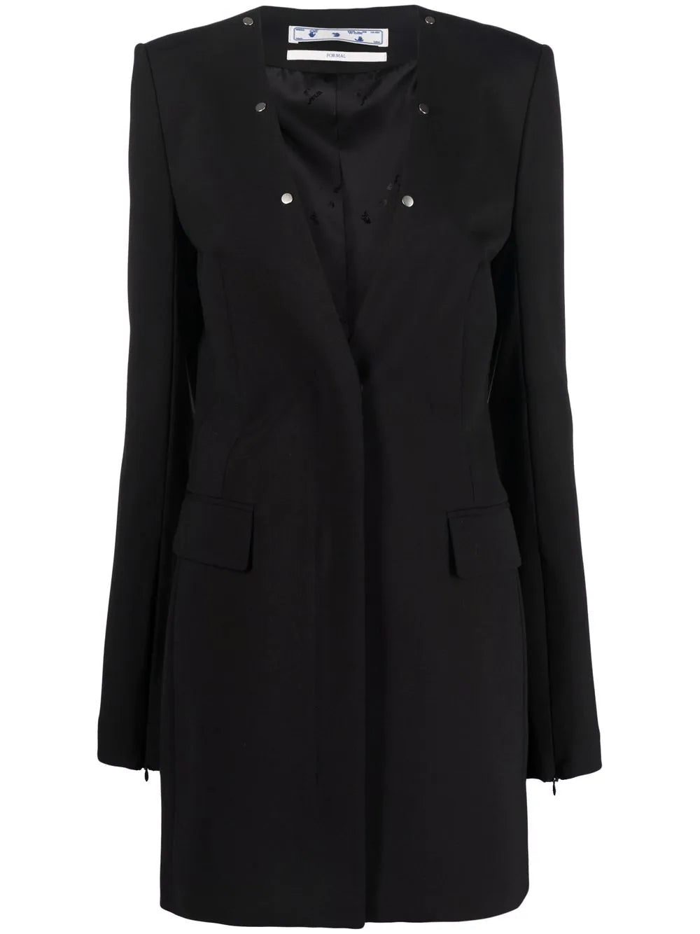 Off-White long-sleeve blazer dress