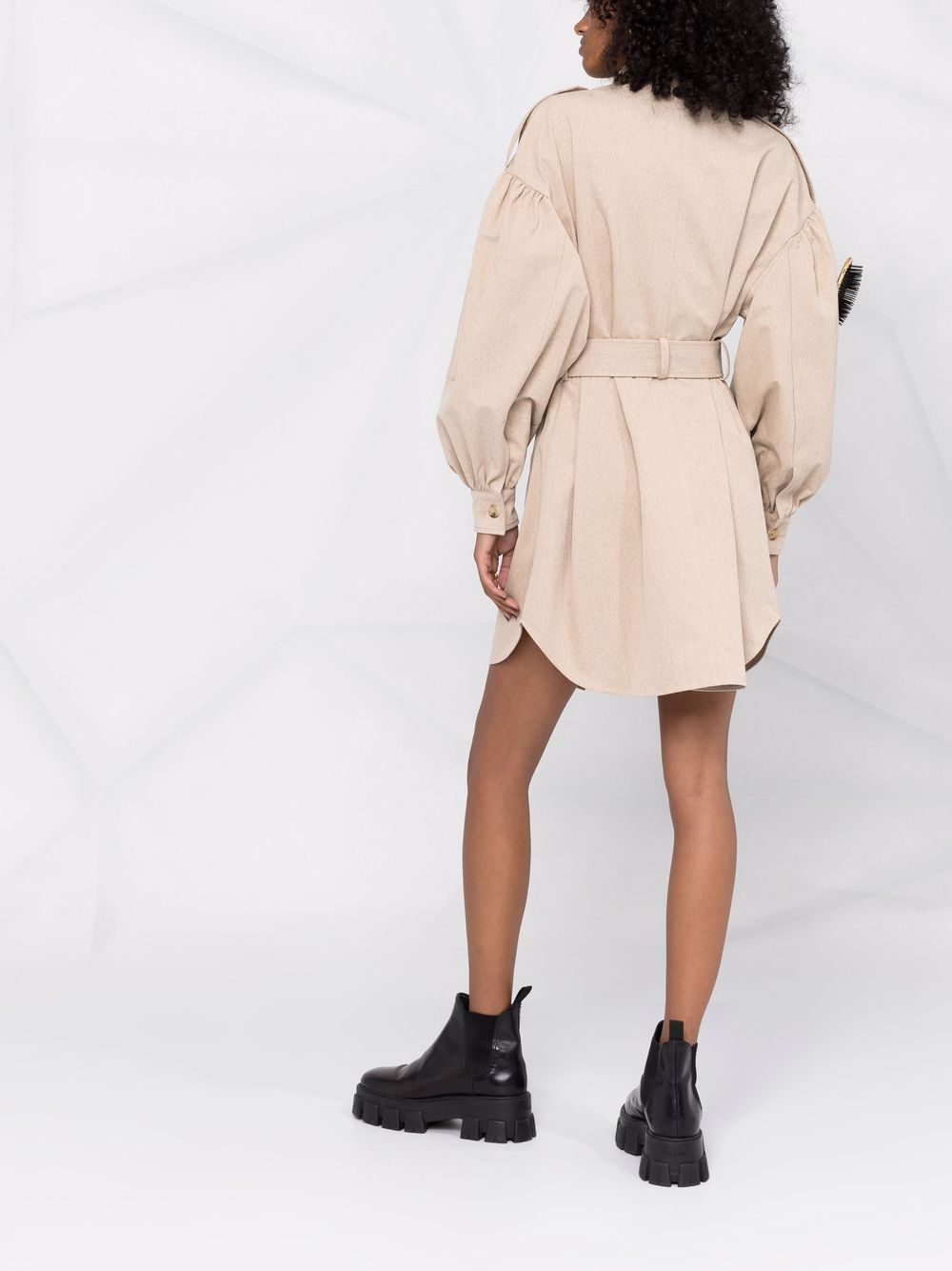 Moschino Safari gabardine shirt dress - Image 6