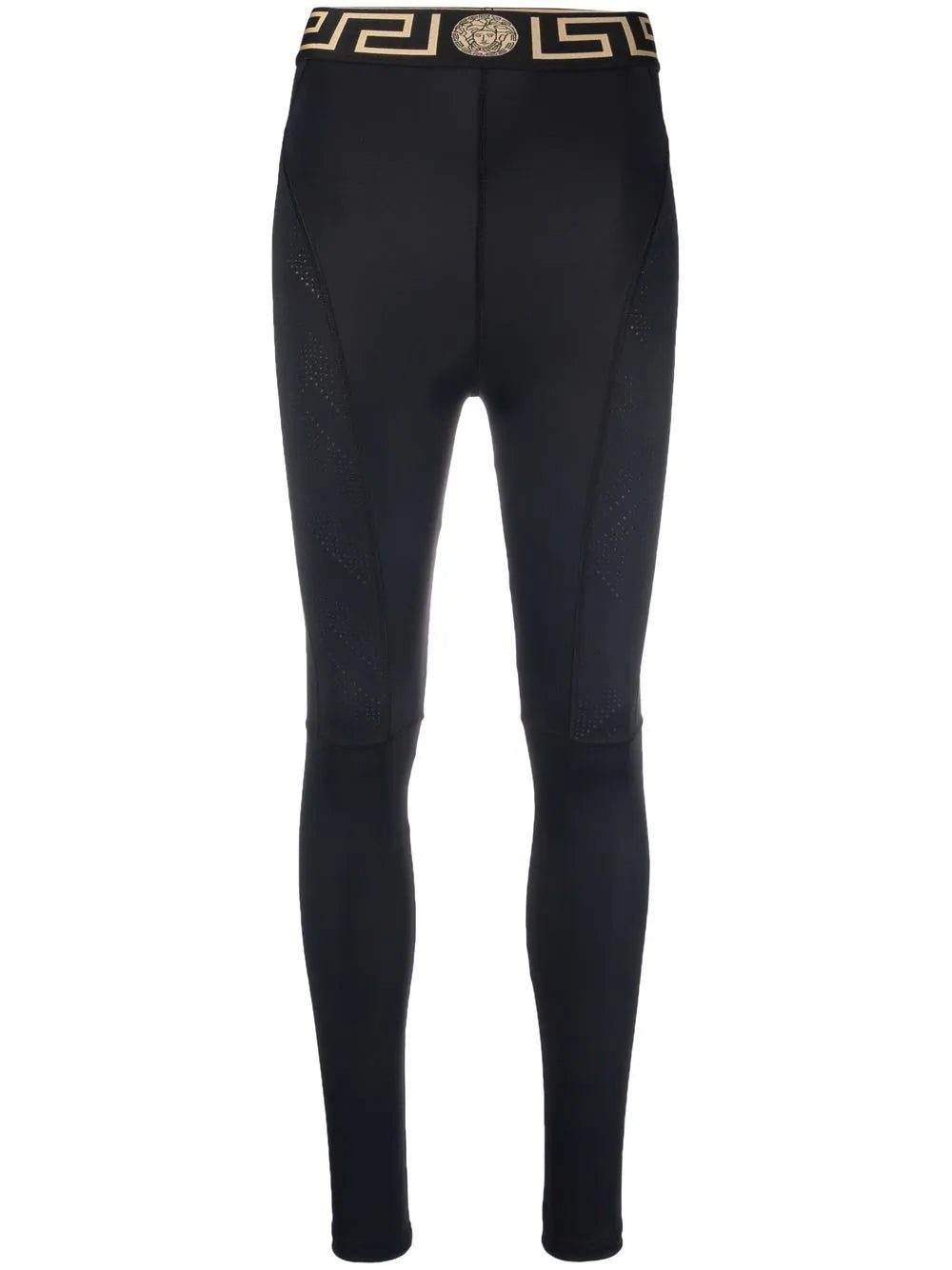 Versace Greca waistband performance leggings