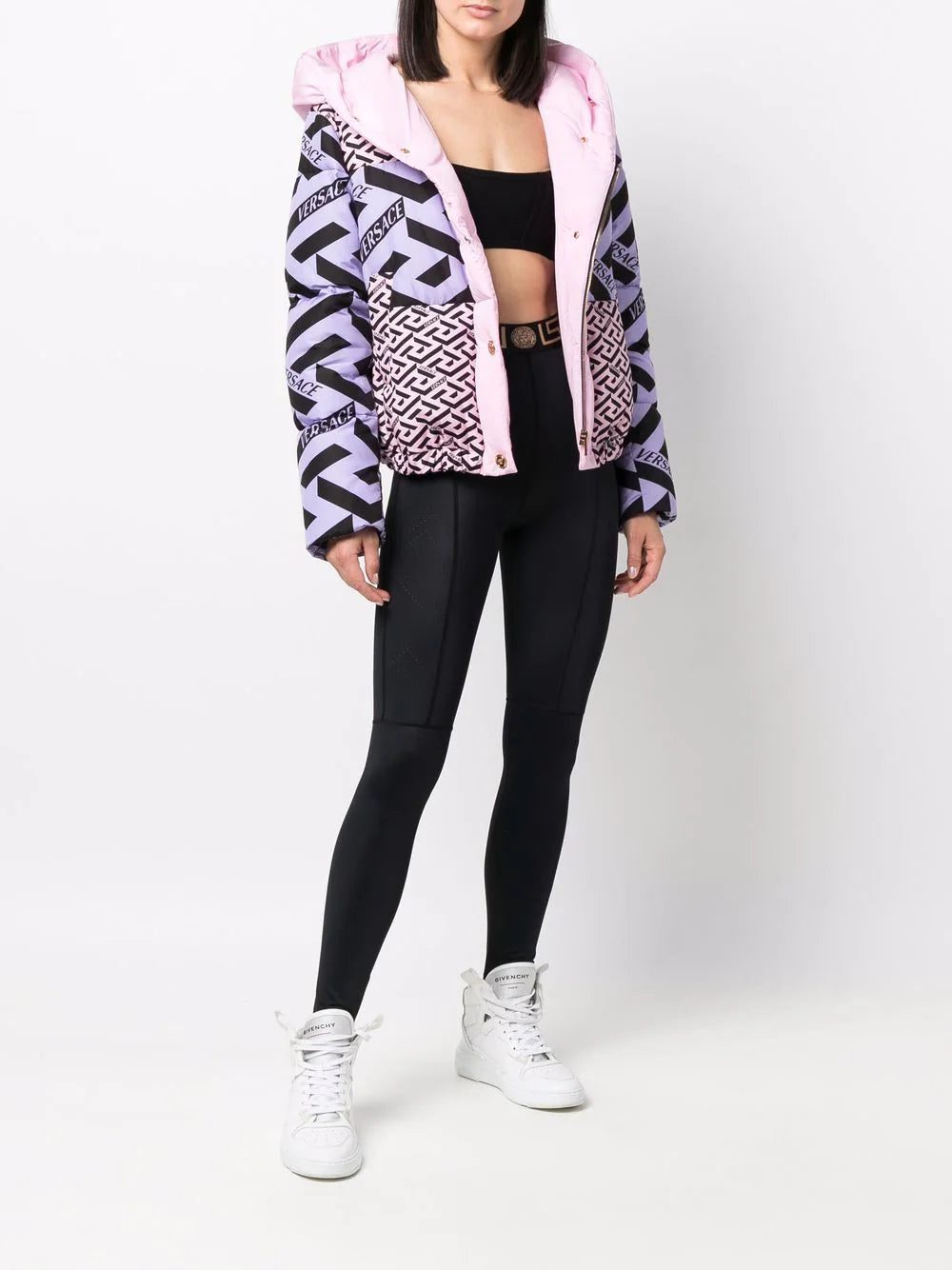 Versace Greca waistband performance leggings - Image 2