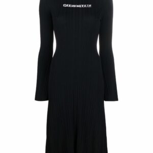 Off-White intarsia-logo dress